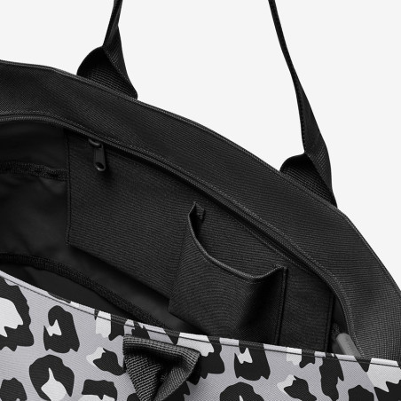 Reisenthel Shopper Extensible Porté Epaule Leo Nero ouvert