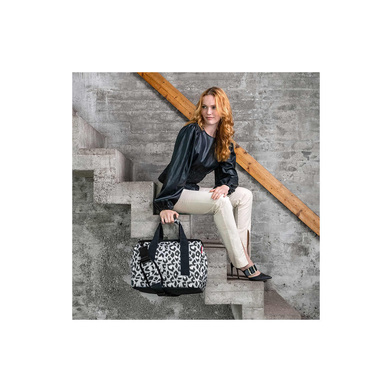 Reisenthel Allrounder Travel Bag M Leo Nero