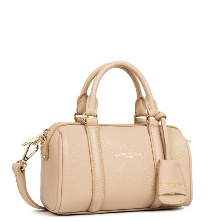 Lancaster Milano Ana Sac Polochon Cuir 547-102 Beige Fonce cote