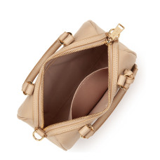 Lancaster Milano Ana Sac Polochon Leather 547-102 Dark Beige