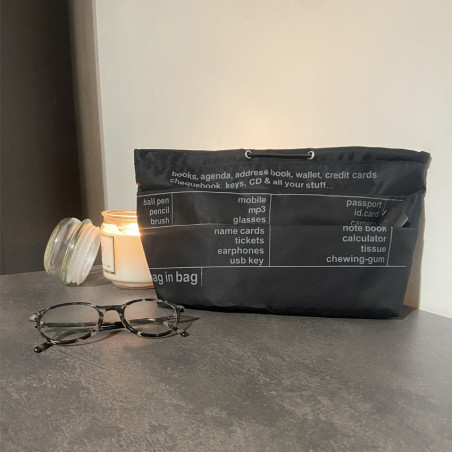 Black Bag Organizer Farfouillette