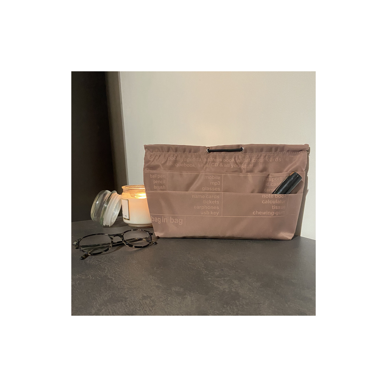 Pink Farfouillette Bag Organizer