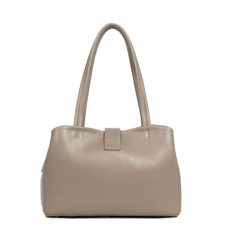 Lancaster Top Double Shoulder Bag 470-68 Galet In Or