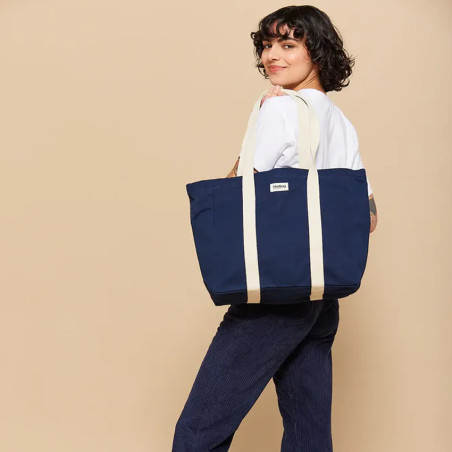 Hindbag Cesar Tote Bag Navy