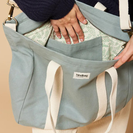 Hindbag Cesar Sac Cabas Sauge intérieur
