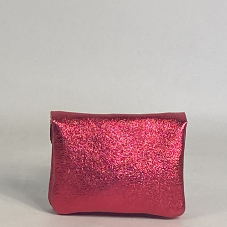 Farfouillette Petit Porte-Monnaie Brillant Rouge dos