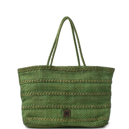 Biba Etna Sac Cabas Cuir ETA2L Verde Acido