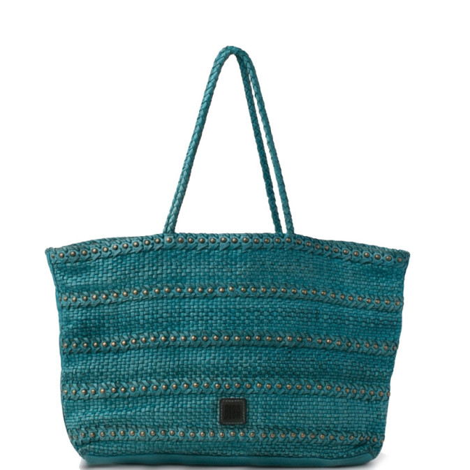 Biba Etna Tote Bag Leather ETA2L Turquoise