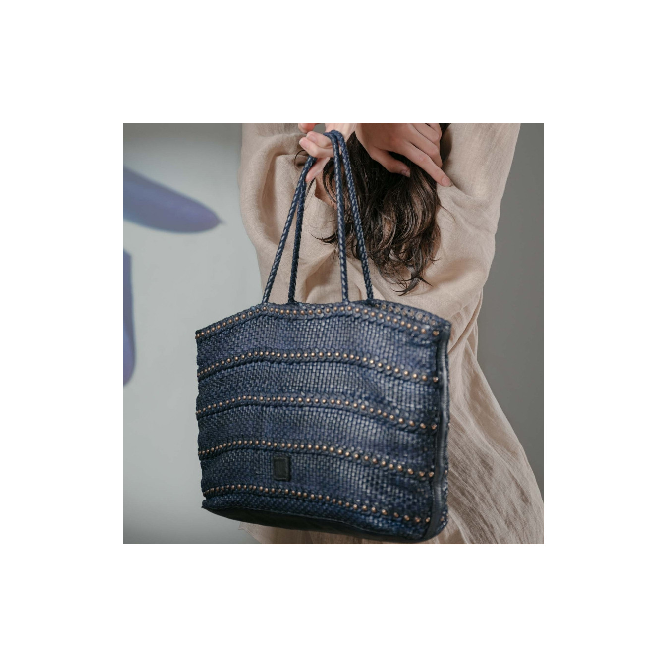 Biba Etna Tote Bag Leather ETA2L Violeta