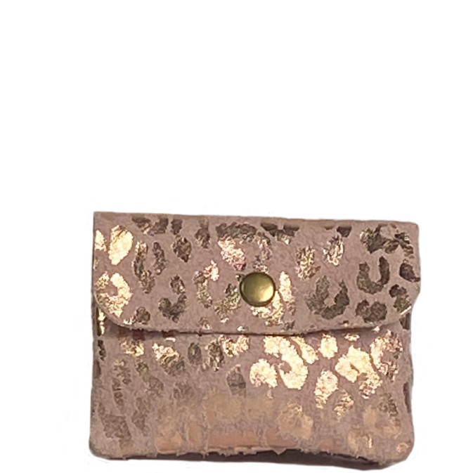 Leopard Shiny Small Coin Purse Farfouillette