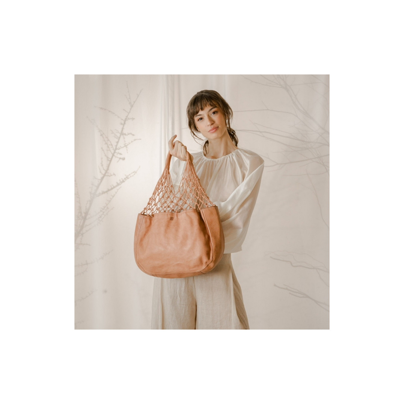 Biba Nesbitt Shoulder Bag Natural