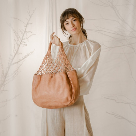 Biba Nesbitt Shoulder Bag Natural