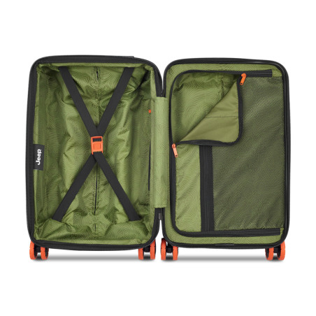 Delsey Jeep XL Expandable 4-Wheel TSA 80cm Black