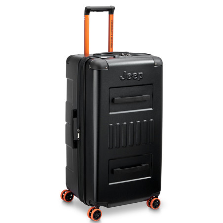 Delsey Jeep XL Expandable 4-Wheel TSA 80cm Black