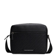 Tommy Hilfiger TH Monogram Messenger Bag Men BDS Black