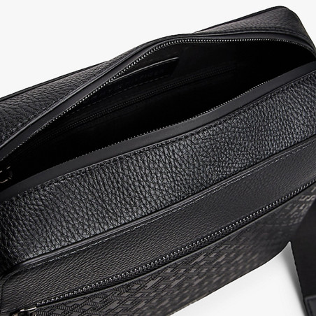Tommy Hilfiger TH Monogram Messenger Bag Men BDS Black