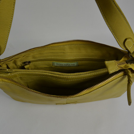 Biba Boston Shoulder Bag BT18 Amarillo