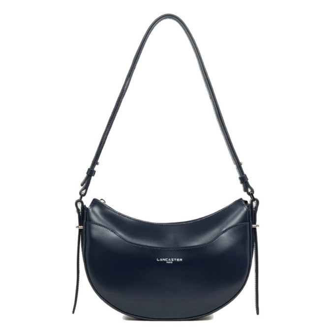 Lancaster Suave Ace Demi Lune Bag 433-28 Navy Blue