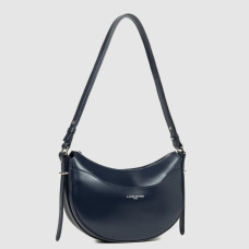 Lancaster Suave Ace Demi Lune Bag 433-28 Navy Blue