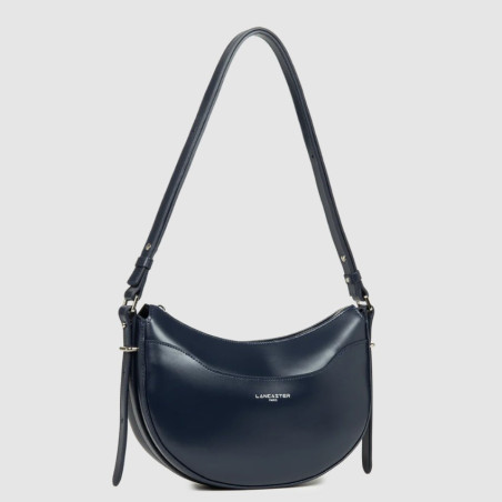Lancaster Suave Ace Sac Demi Lune 433-28 Bleu Foncé côté