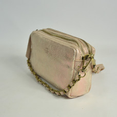 Mila Louise Mama XS MX Mini Trotter Bag Printed Leather Pink
