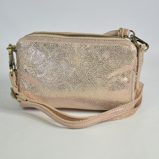 Mila Louise Mama XS MX Mini Trotter Bag Printed Leather Pink