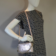 Mila Louise Mama XS MX Mini Trotter Bag Printed Leather Pink