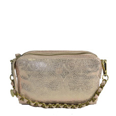 Mila Louise Mama XS MX Mini Trotter Bag Printed Leather Pink
