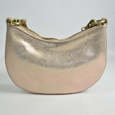 Mila Louise Nelia MX Demi-Moon Leather Printed Satchel