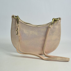 Mila Louise Nelia W Demi-lune Woven Leather Shoulder Bag