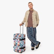 Eastpak Transit'r Wheeled Bag M 4t0 Jaws Print