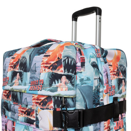 Eastpak Transit'r Wheeled Bag M 4t0 Jaws Print