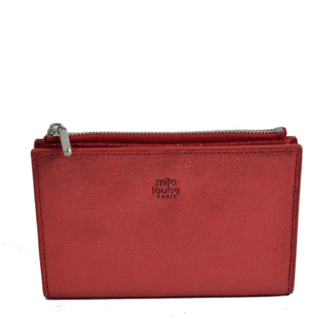 Mila Louise Seal RXX Wallet and Cards Red