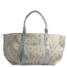 Mila Louise Colette DB Shopping Bag Polka Dot Azure
