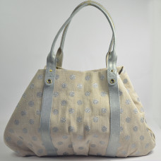 Mila Louise Colette DB Shopping Bag Polka Dot Azure