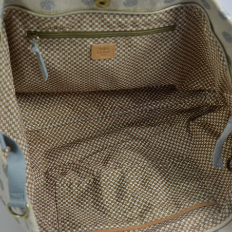 Mila Louise Colette DB Shopping Bag Polka Dot Azure
