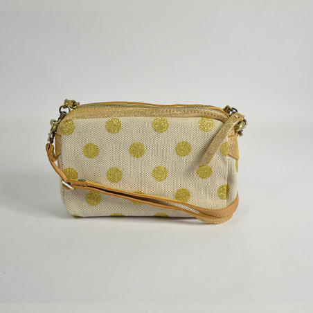 Mila Louise Mama XS DB Petit Sac Trotteur Pois Jaune dos