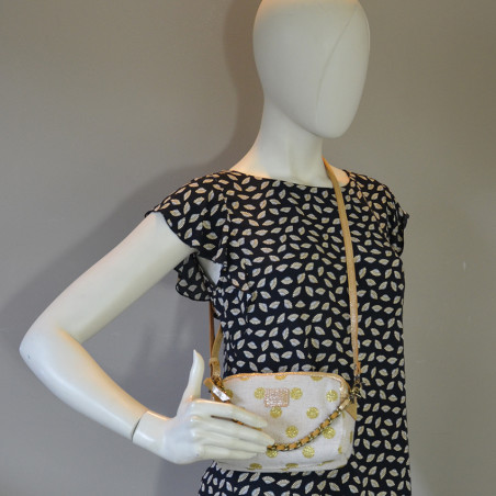 Mila Louise Mama XS DB Small Trotter Polka Dot Yellow Bag