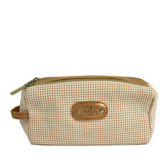 Mila Louise Parisa FB Cosmetic Pouch Camel