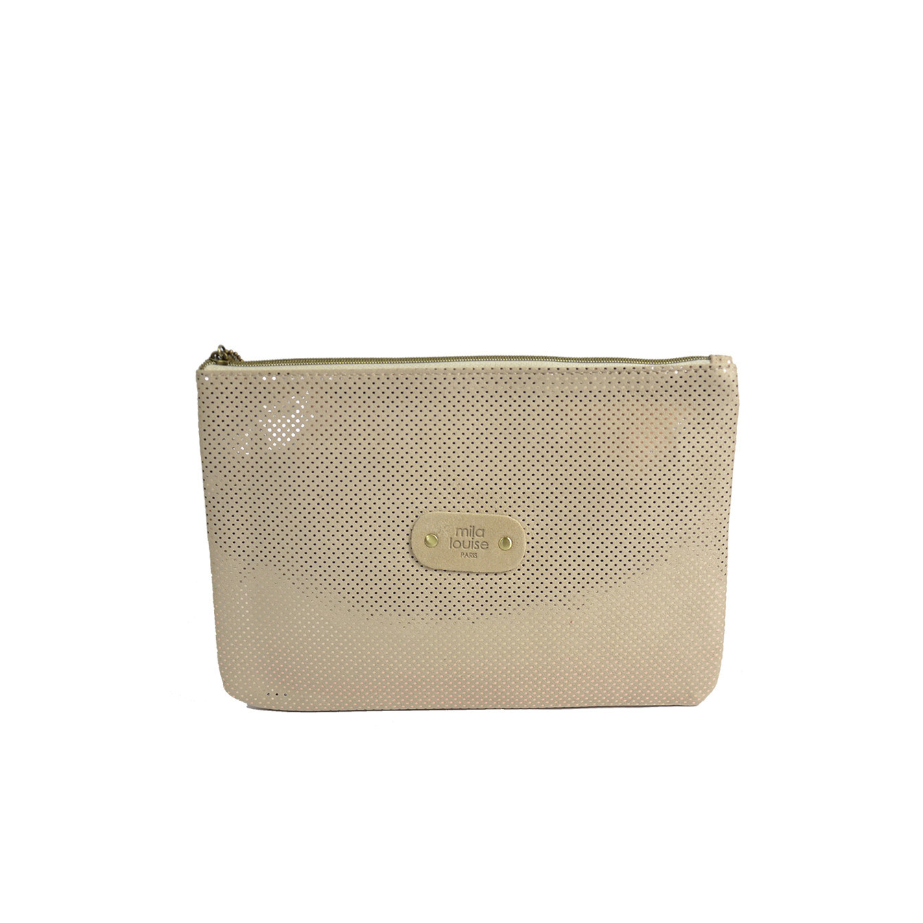 Mila Louise Poch GM DS Bag and Cosmetic Cream Pouch