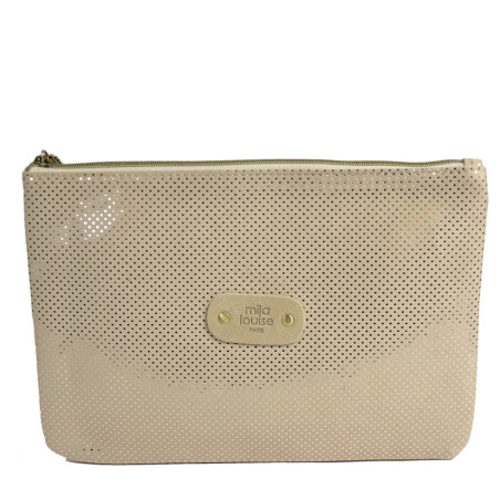 Mila Louise Poch GM DS Bag and Cosmetic Cream Pouch