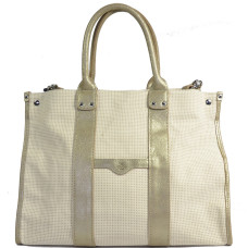 Mila Louise Prudence FB Shopping Bag Cream
