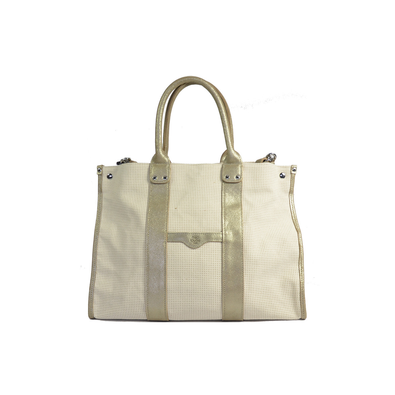 Mila Louise Prudence FB Shopping Bag Cream