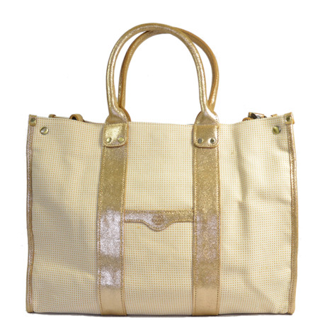 Mila Louise Prudence FB Shopping Bag Yellow