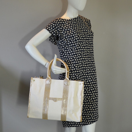Mila Louise Prudence FB Shopping Bag Yellow