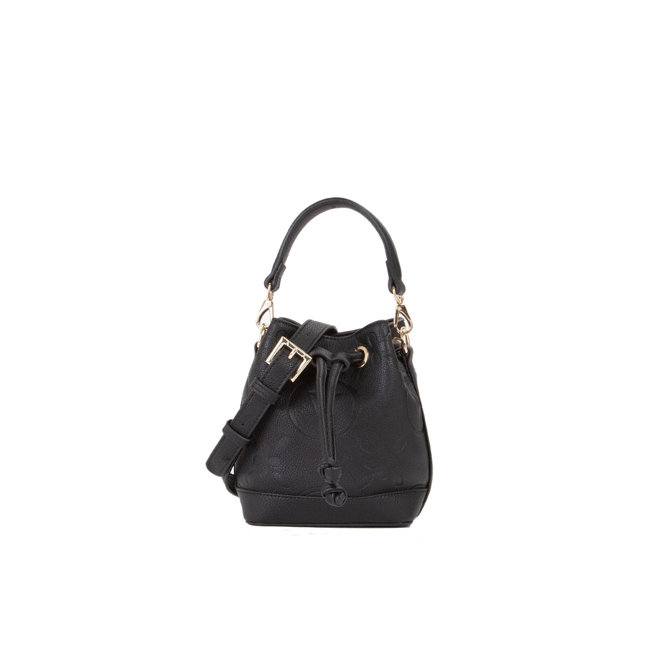 Valentino Samba Re Small Bucket Bag Black