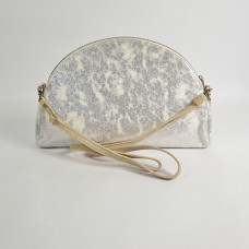 Mila Louise Roza CU Bag and Irised Canvas Pouch Silver
