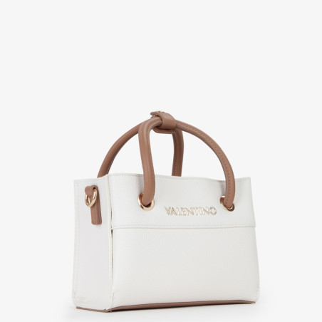 Valentino Alexia Handbag Bianco/Cuoio