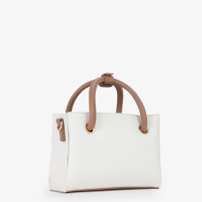 Valentino Alexia Handbag Bianco/Cuoio