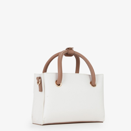 Valentino Alexia Handbag Bianco/Cuoio
